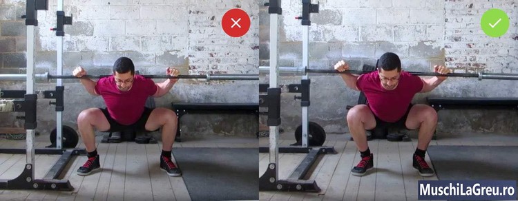 Genuflexiuni cu bara (Squat) Groin Pain